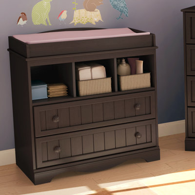 Espresso changing table dresser combo hotsell